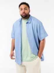 Мъжка  лененa риза голям размер