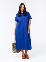 Рокля тип тениска с къс ръка