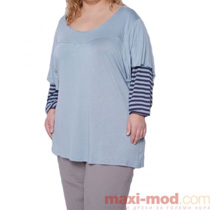 Голям размер дамска блуза