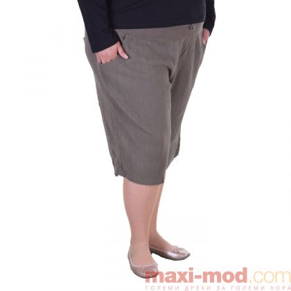 Голям размер дамски къси панталони