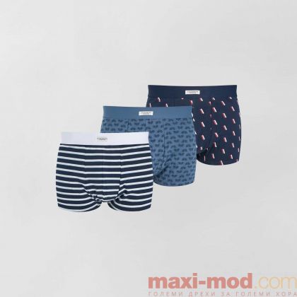 Три броя мъжки боксерки макси размер