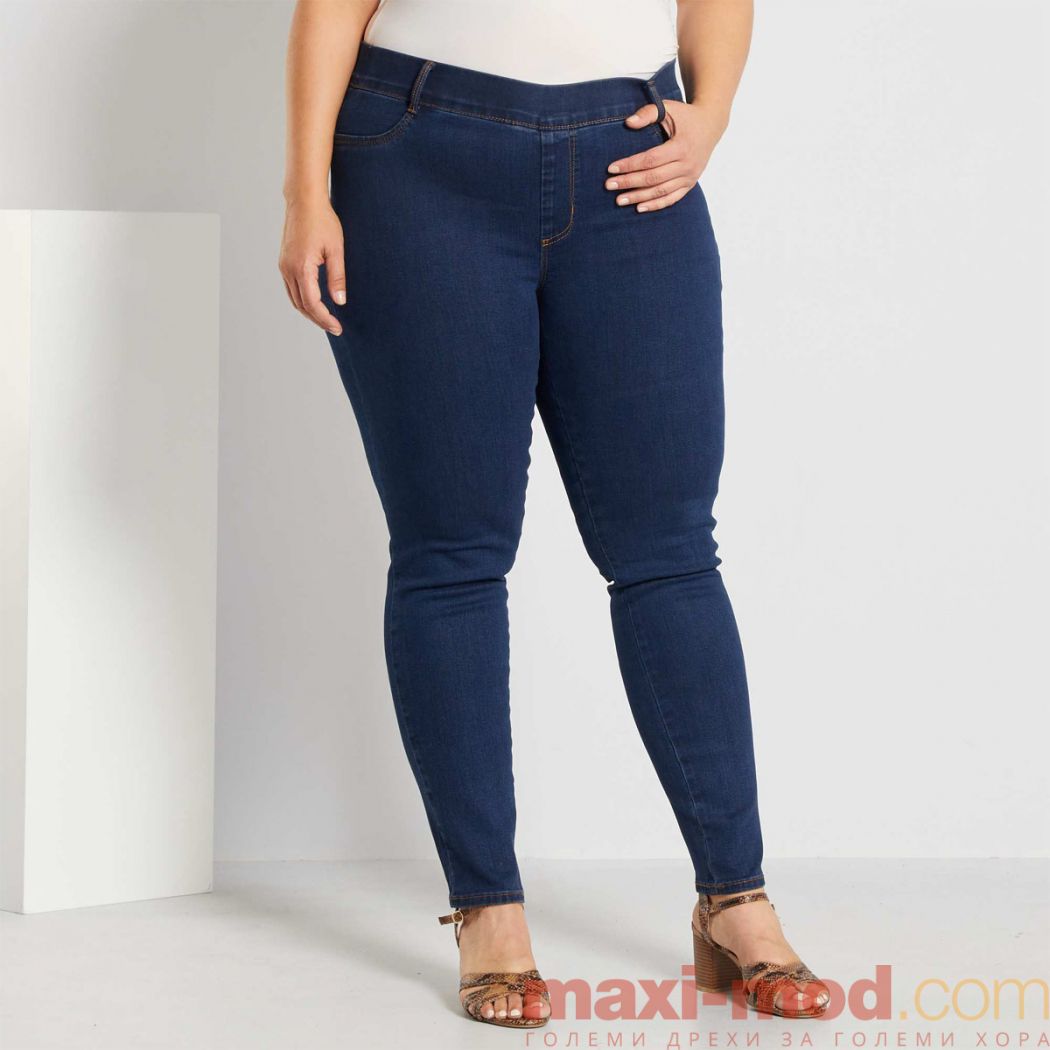 Дамски дънки голям размер