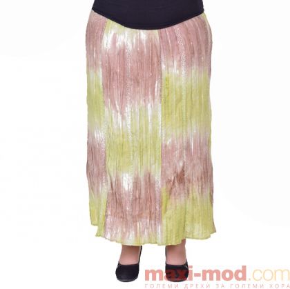 Ефирна дамска пола макси размер