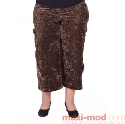 Голям размер дамски панталони 7/8