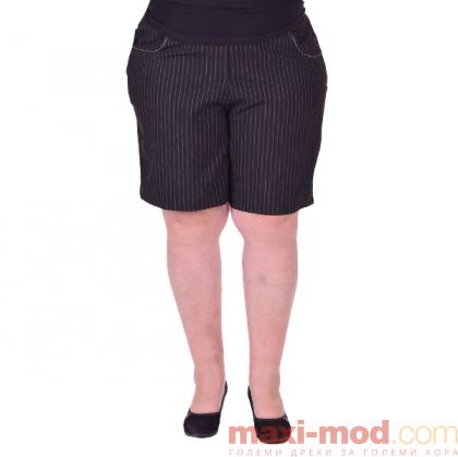 Голям размер дамски панталони 3/4 дължина