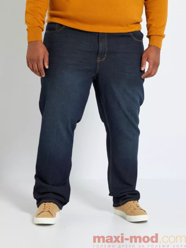 Голям размер мъжки обикновени дънки