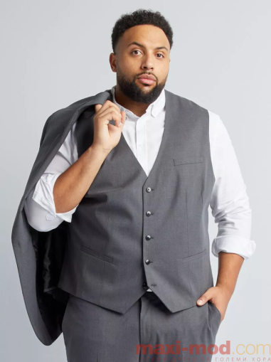 Жилетка за костюм голям размер