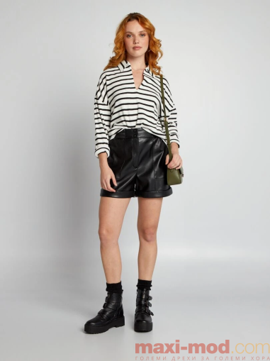 Дамски кожени панталони макси размер