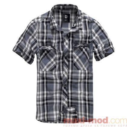 Винтидж риза с къс ръкав 