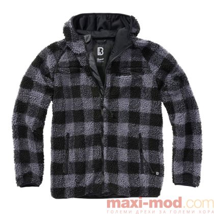 Голям размер мъжко шерпа яке