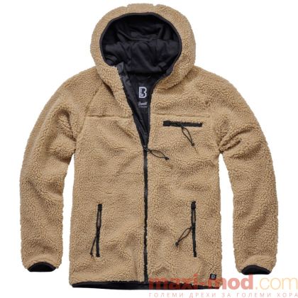 Голям размер мъжко шерпа яке