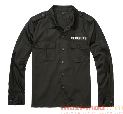 Мъжка риза униформа за охранители