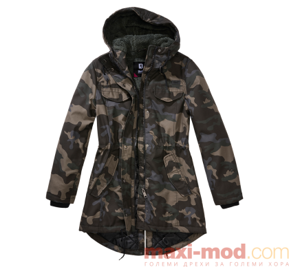 Голям размер дамска прка с подплта