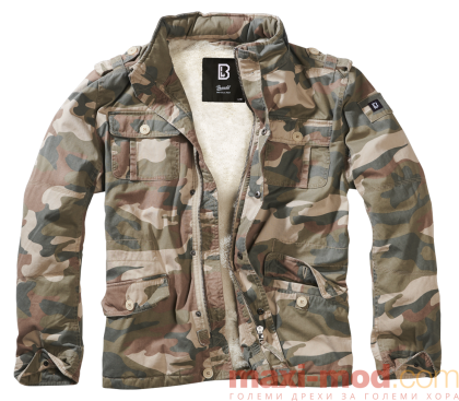 Голям размер мъжка парка с подплата 