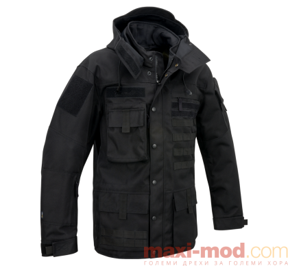 Голям размер мъжка парка с качулка