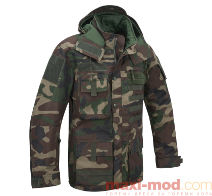 Голям размер мъжка парка с качулка