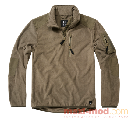 Голям размер мъжка поларена блуза