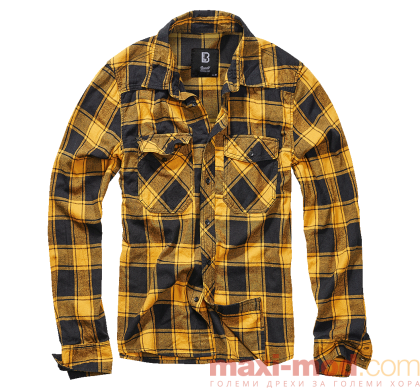 Карирана риза голям размер