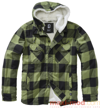 Голям размер мъжко шерпа яке