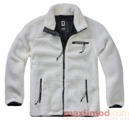 Голям размер мъжко шерпа яке