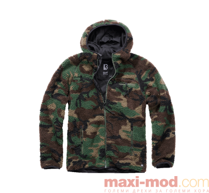 Голям размер мъжко шерпа яке