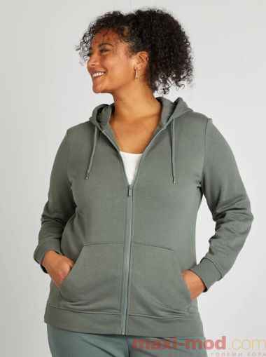 Голям размер дамски суичър