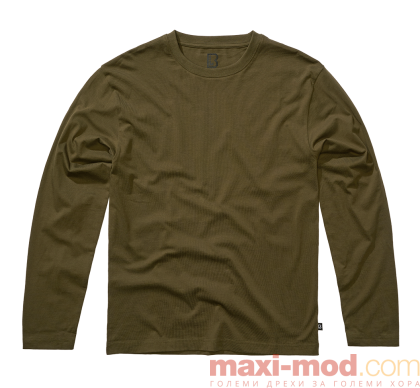 Трикотажна тениска от трико с дълъг ръкав