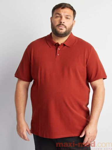 Голям номер мъжка блуза с къс ръкав