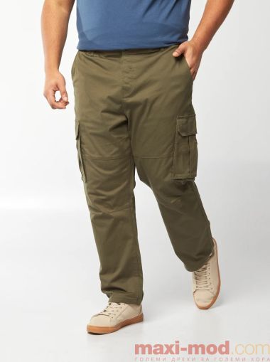 Голям размер мъжки карго панталон