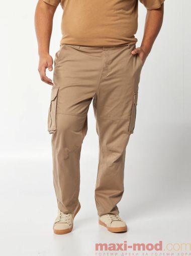 Голям размер мъжки карго панталон