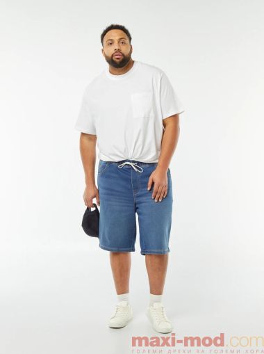 Голям размер къси дънки