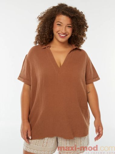 Голям размер дамска туника