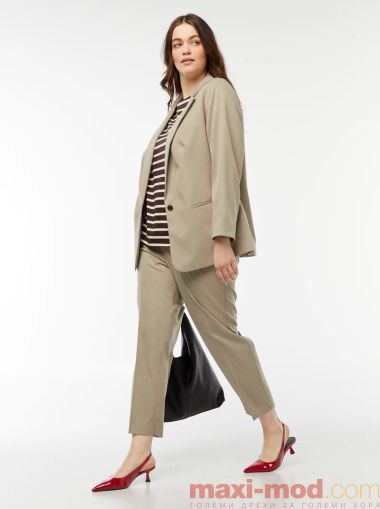 Дамски панталон макси размер тип "Цигара"