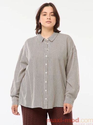 Дамска ленена риза голям размер