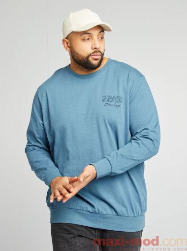 Голям размер мъжки суичър