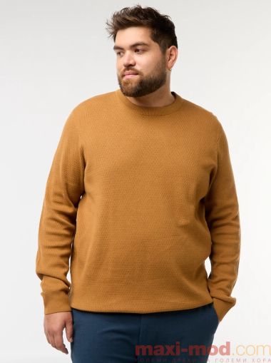 Голям размер мъжки пуловер