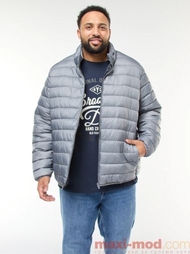 Леко, пухено яке с висока яка