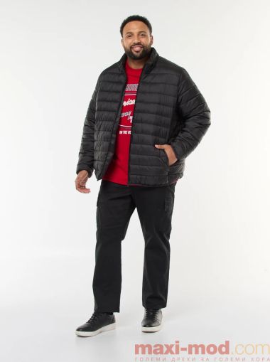 Леко, пухено яке с висока яка