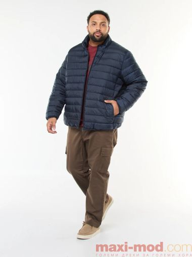 Леко, пухено яке с висока яка