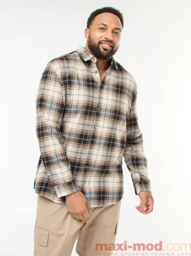 Карирана риза с дълъг ръкав