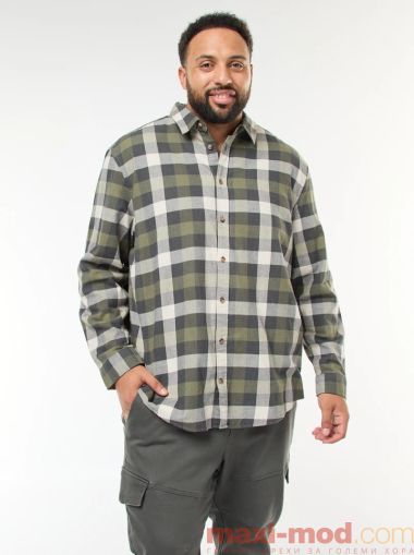 Карирана риза с дълъг ръкав