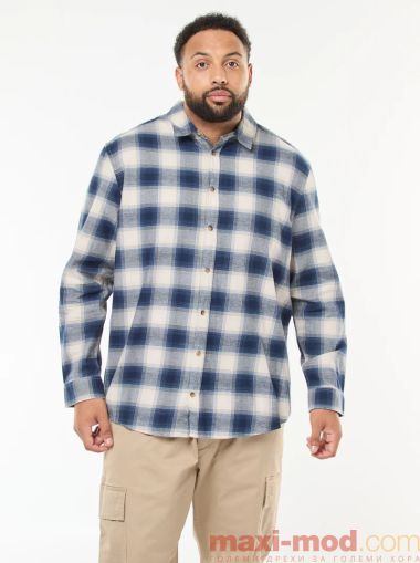 Карирана риза с дълъг ръкав