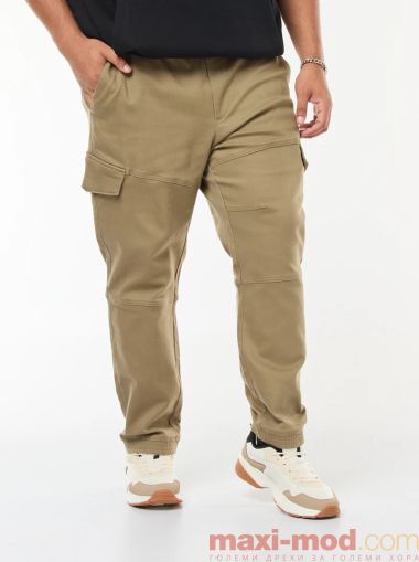 Голям размер мъжки карго панталон