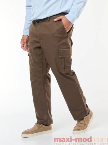 Голям размер мъжки карго панталон
