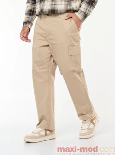 Голям размер мъжки карго панталон