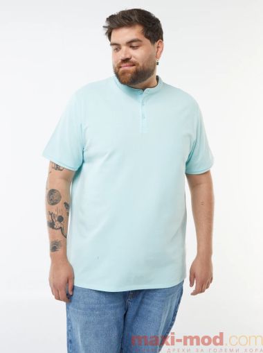 Mъжка блуза с мандарин яка