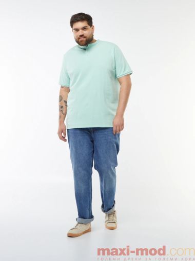 Mъжка блуза с мандарин яка