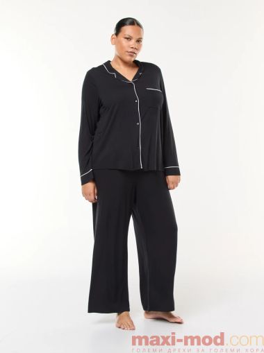 Голям размер дамска пижама от 2 части