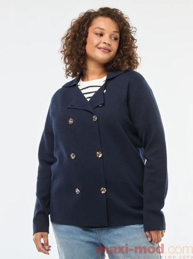 Дамска жиелетка с двуредно закопчаване