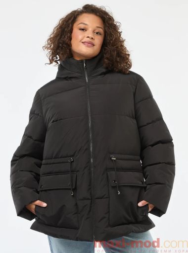 Капитонирано пухено яке със средна дължина